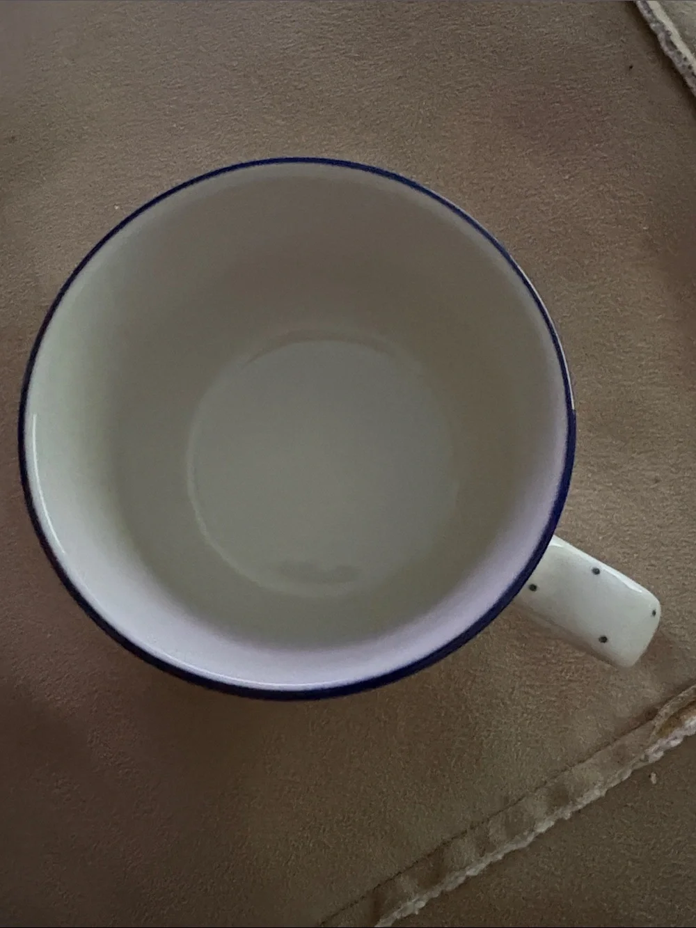 Bolesławiec Pottery Floral  Ceramic Teacup and Saucer Set